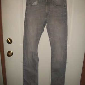 Point Zero gray slim straight jeans 30 x 33